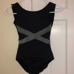 Black Cross Leotard